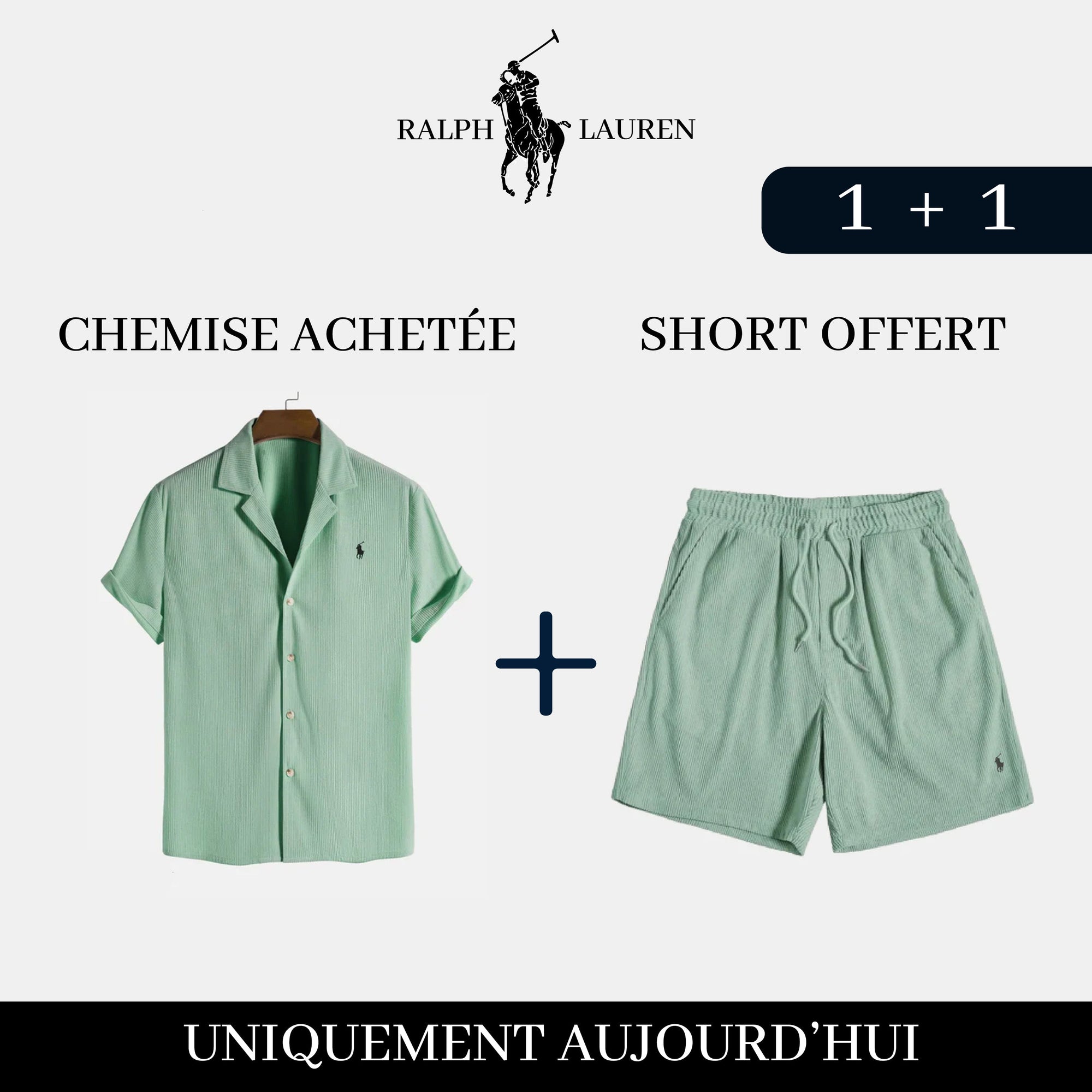 RL Exclusive Pack: Elegant Shirt + Free Shorts