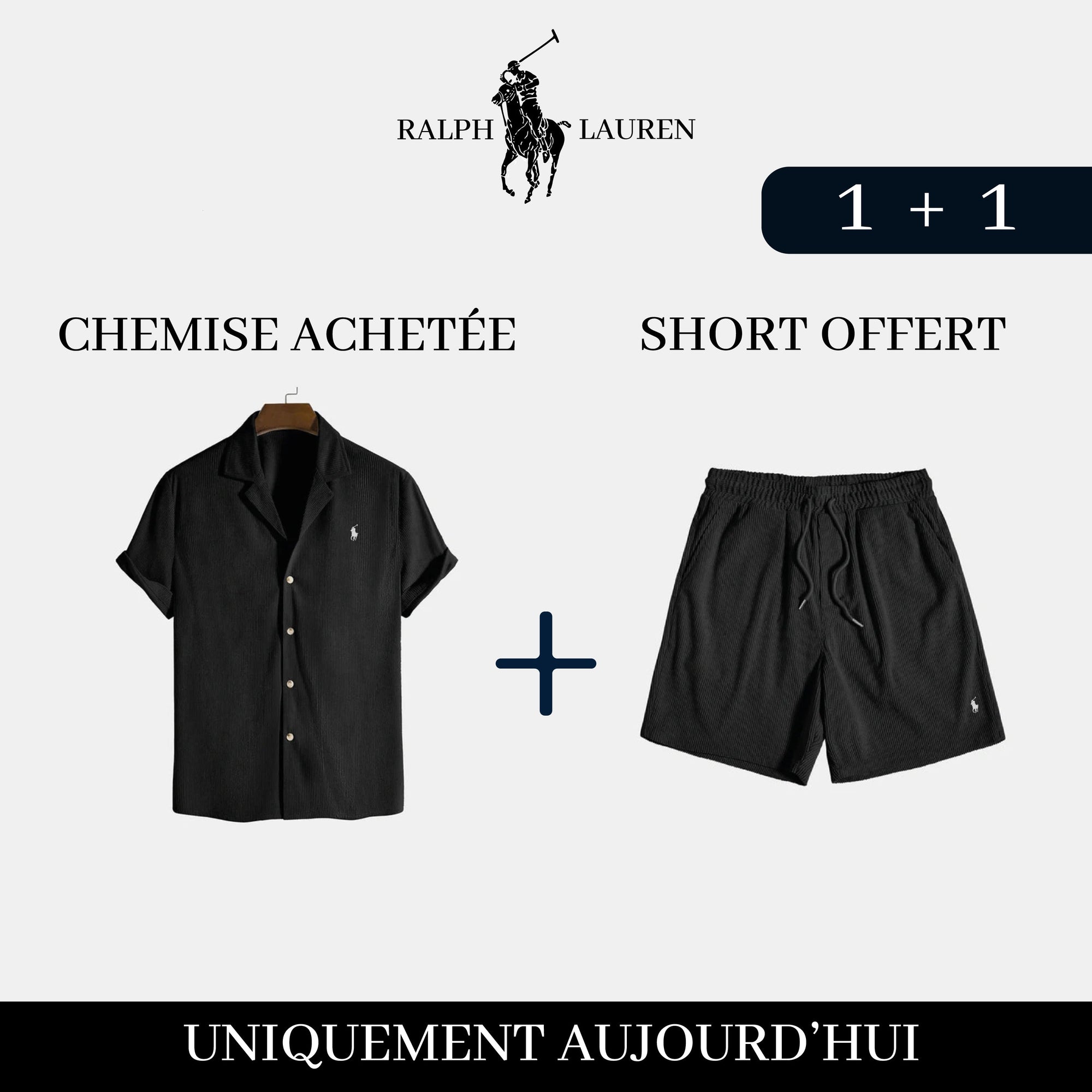 RL Exclusive Pack: Elegant Shirt + Free Shorts