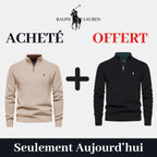 RL 1+1 Zip Neck Sweater (CLEARANCE)