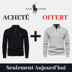 RL 1+1 Zip Neck Sweater (CLEARANCE)