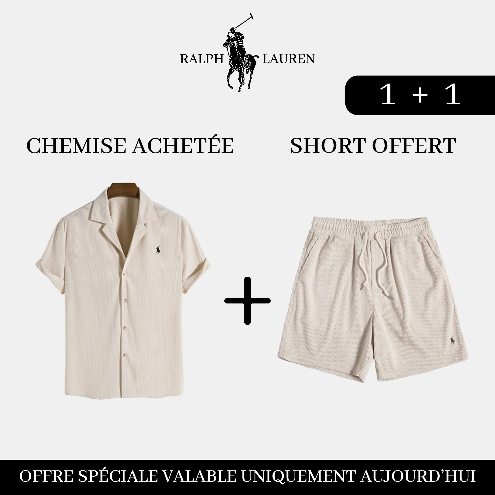 RL Exclusive Pack: Elegant Shirt + Free Shorts