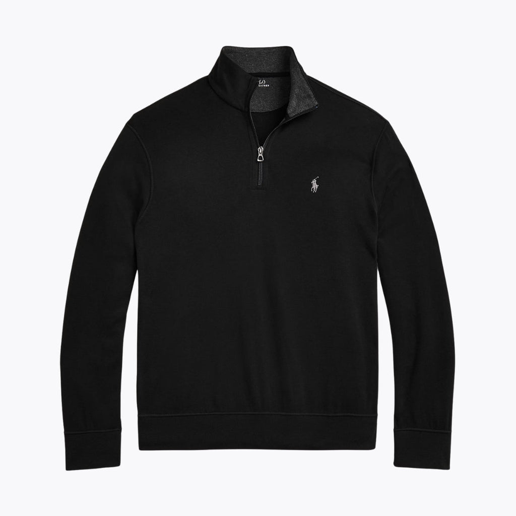 RL Luxury Jersey Quarter-Zip Pullover