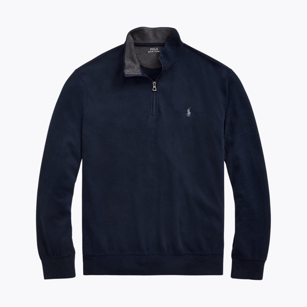RL Luxury Jersey Quarter-Zip Pullover