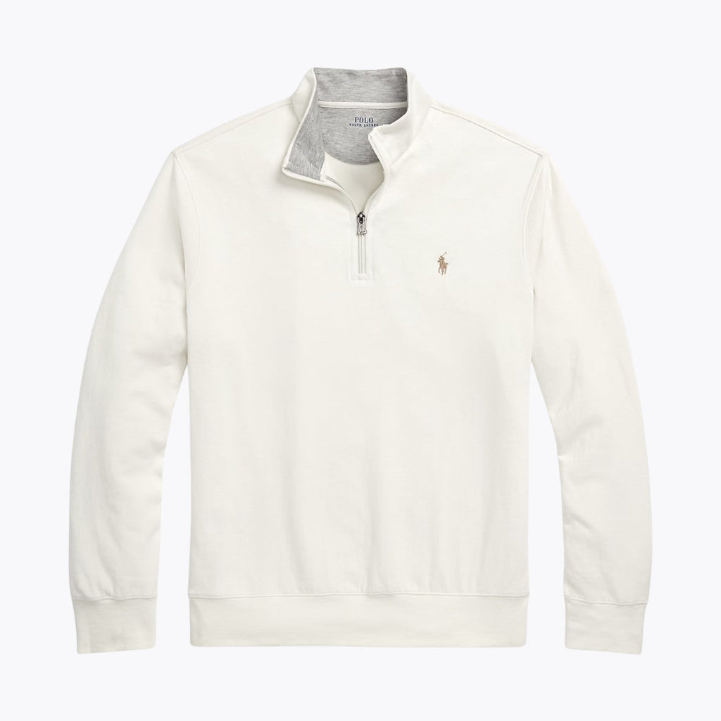RL Luxury Jersey Quarter-Zip Pullover