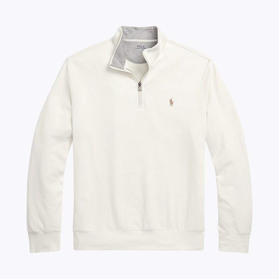 RL Luxury Jersey Quarter-Zip Pullover