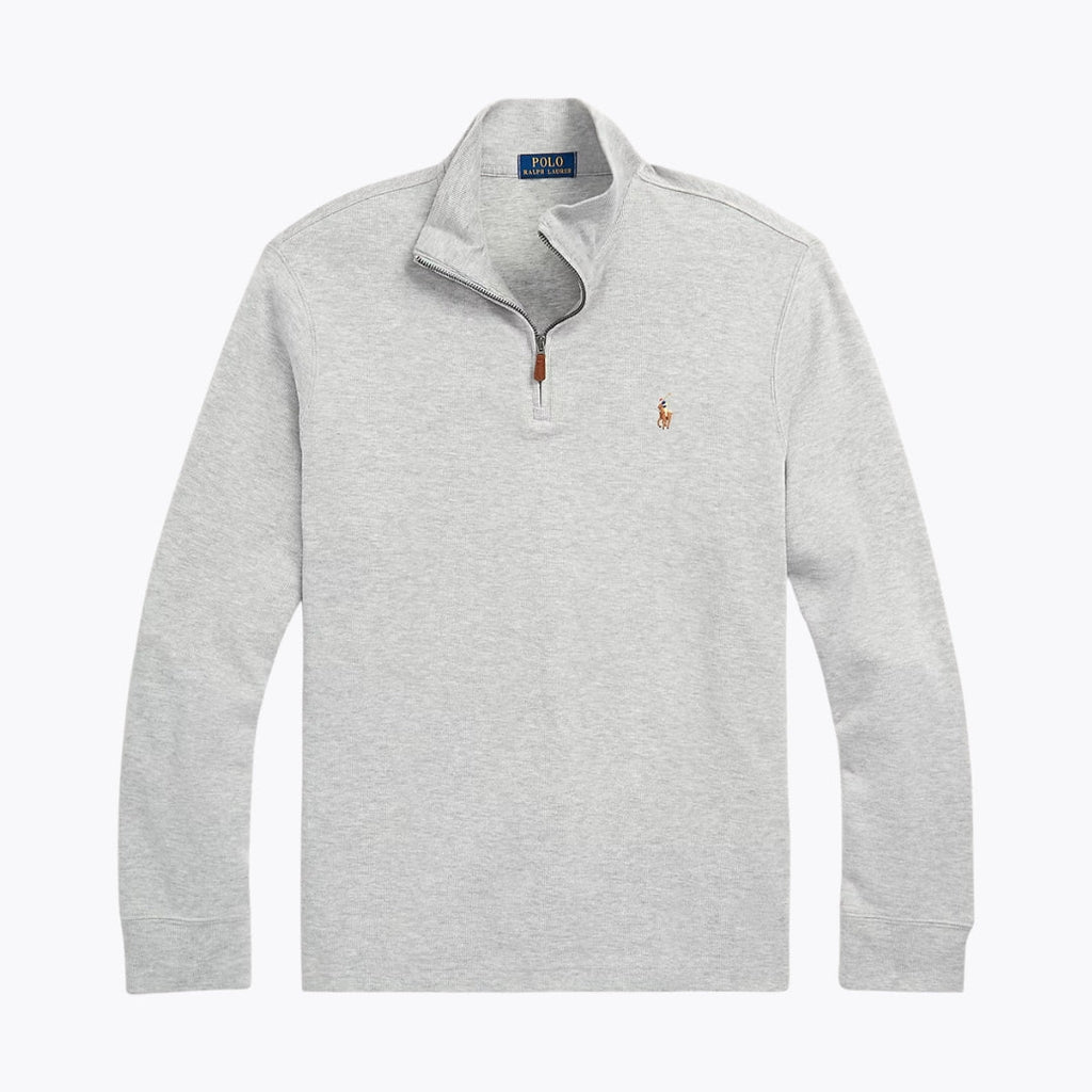 RL Estate-Rib Quarter-Zip Pullover
