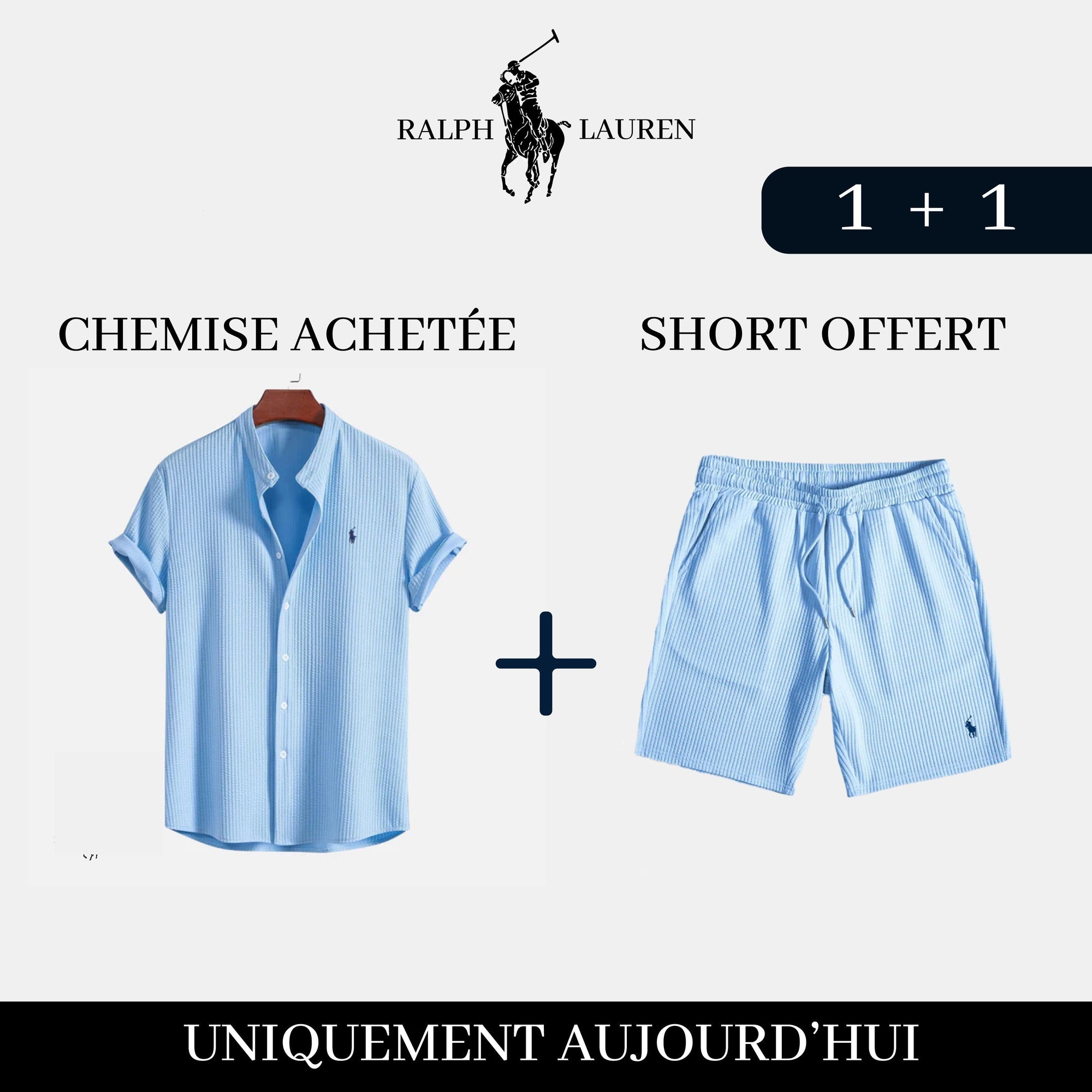 RL Exclusive Pack: Elegant Shirt + Free Shorts