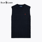 RL Cable-Knit Cotton Sweater Vest
