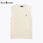 RL Cable-Knit Cotton Sweater Vest