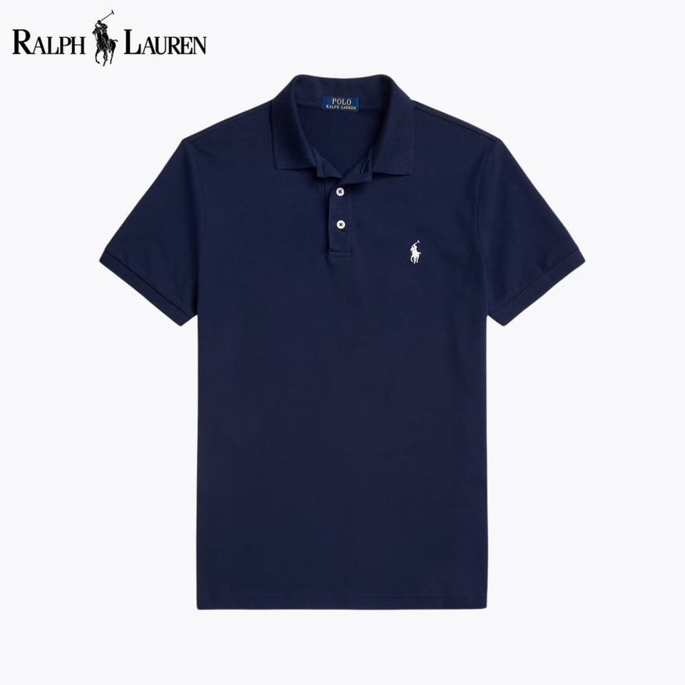 RL Custom Slim Fit Stretch Mesh Polo Shirt