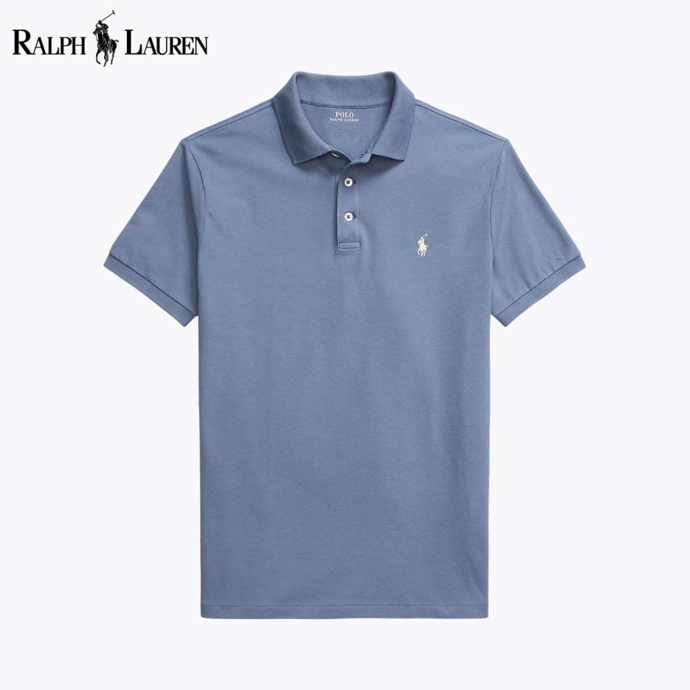 RL Custom Slim Fit Stretch Mesh Polo Shirt