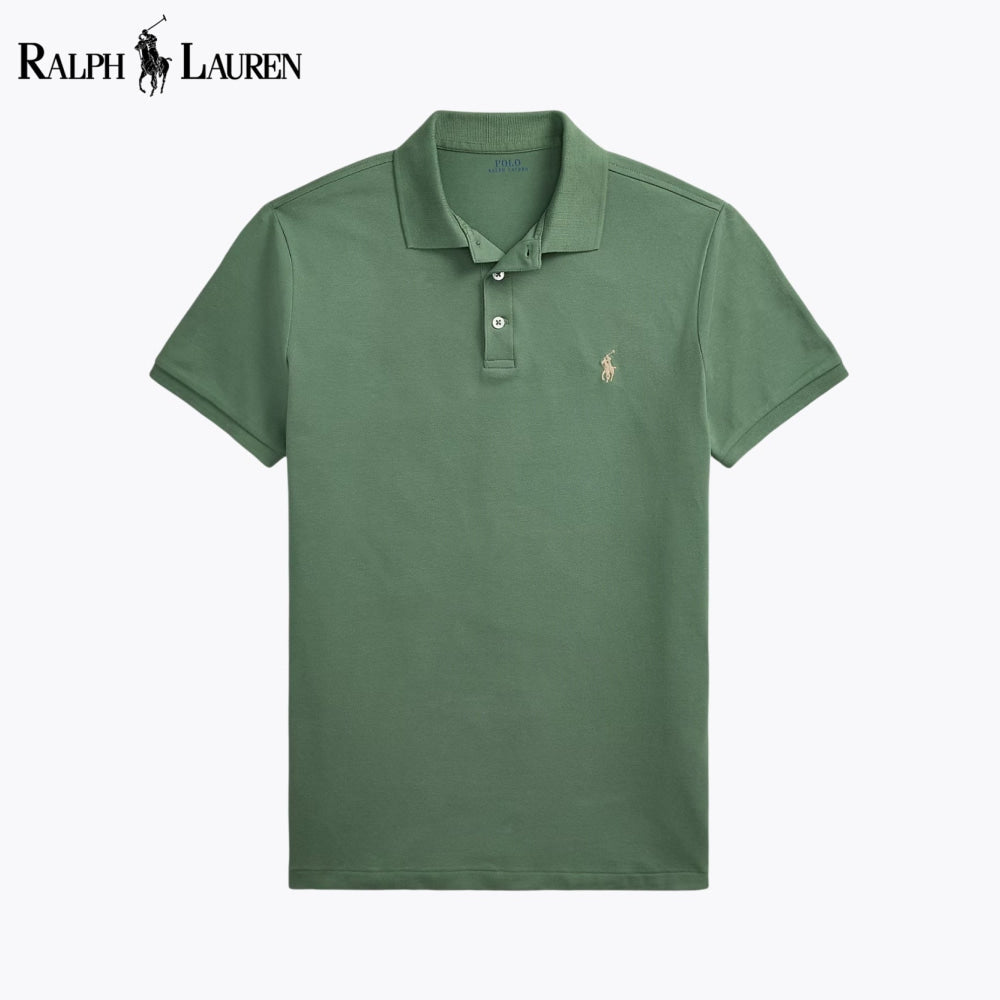 RL Custom Slim Fit Stretch Mesh Polo Shirt