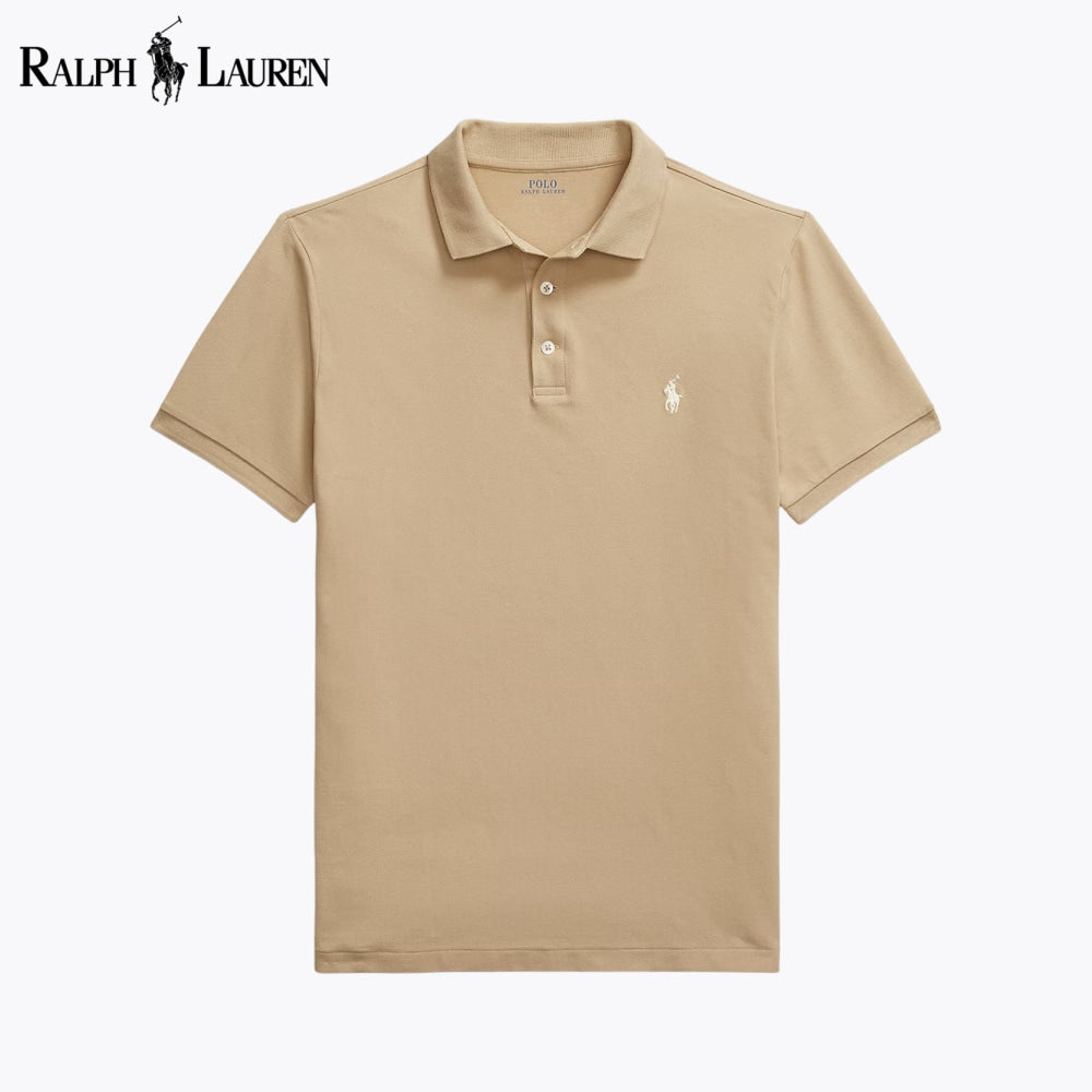RL Custom Slim Fit Stretch Mesh Polo Shirt