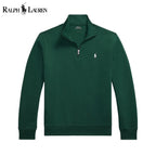 RL Double-Knit Mockneck Pullover