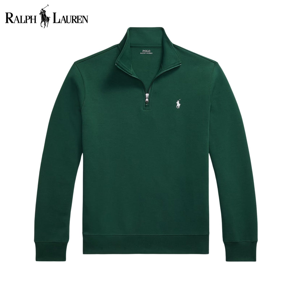 RL Double-Knit Mockneck Pullover