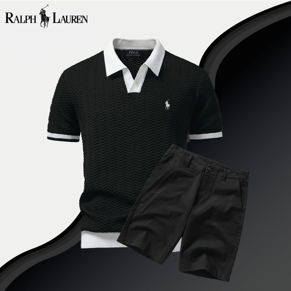 RL Old Money Polo Shirt + Shorts Set