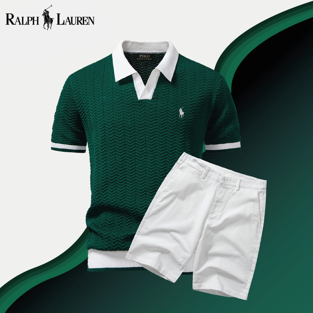RL Old Money Polo Shirt + Shorts Set