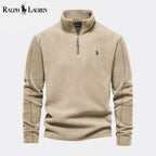 RL Prestige Cable-Knit Wool Knit Sweater