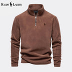RL Prestige Cable-Knit Wool Knit Sweater