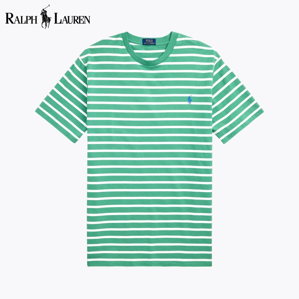 RL Striped Jersey Crewneck T-Shirt