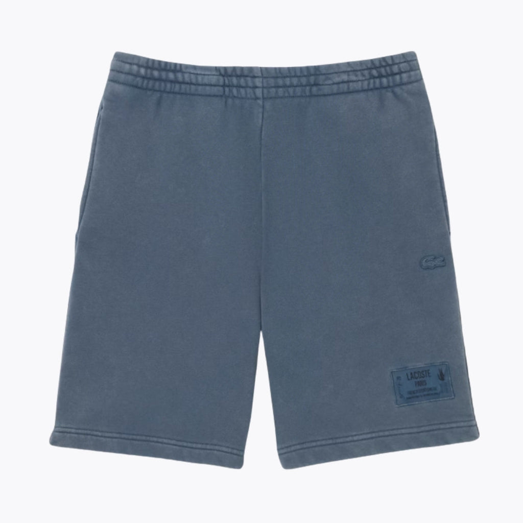 LC Washed Effect Cotton Fleece Shorts