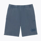 LC Washed Effect Cotton Fleece Shorts